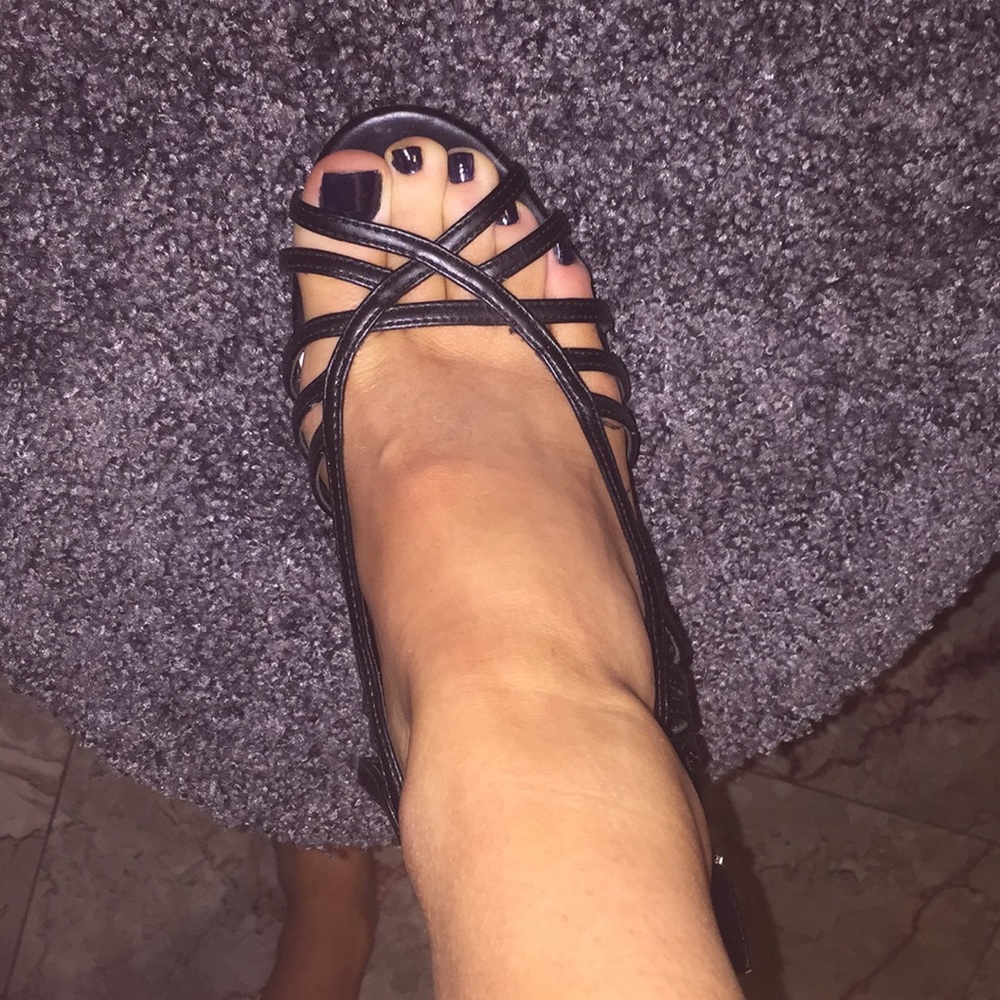 Strapped heels